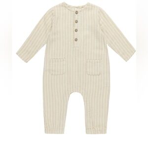 Rylee + Cru Cream “champagne stripe” Hayes jumpsuit